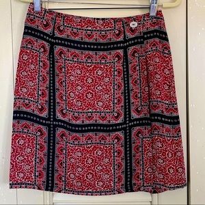 90’s Lizsport Americana Wrap Miniskirt